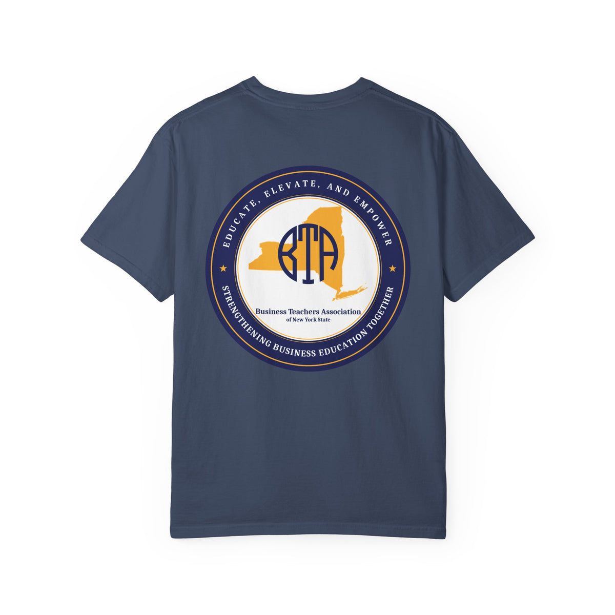 BTANYS  T Shirt Educate, Elevate and Empower front and Back