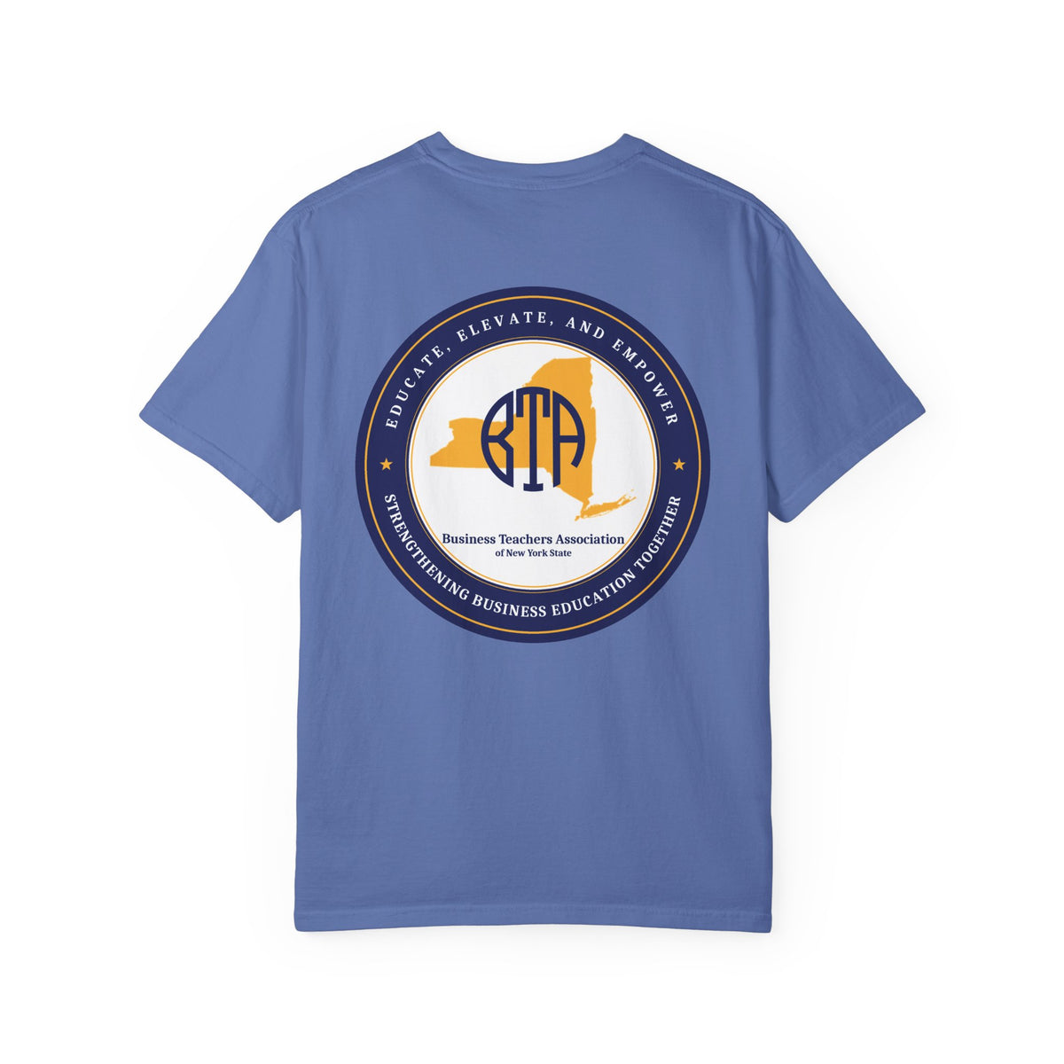 BTANYS  T Shirt Educate, Elevate and Empower front and Back