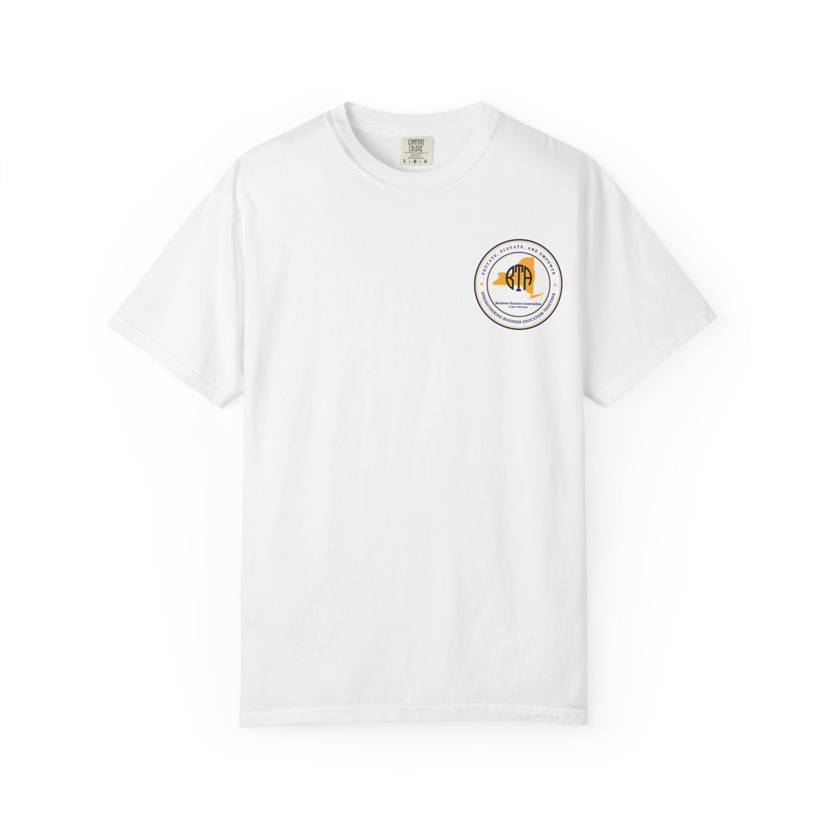 BTANYS  T Shirt Educate, Elevate and Empower front and Back