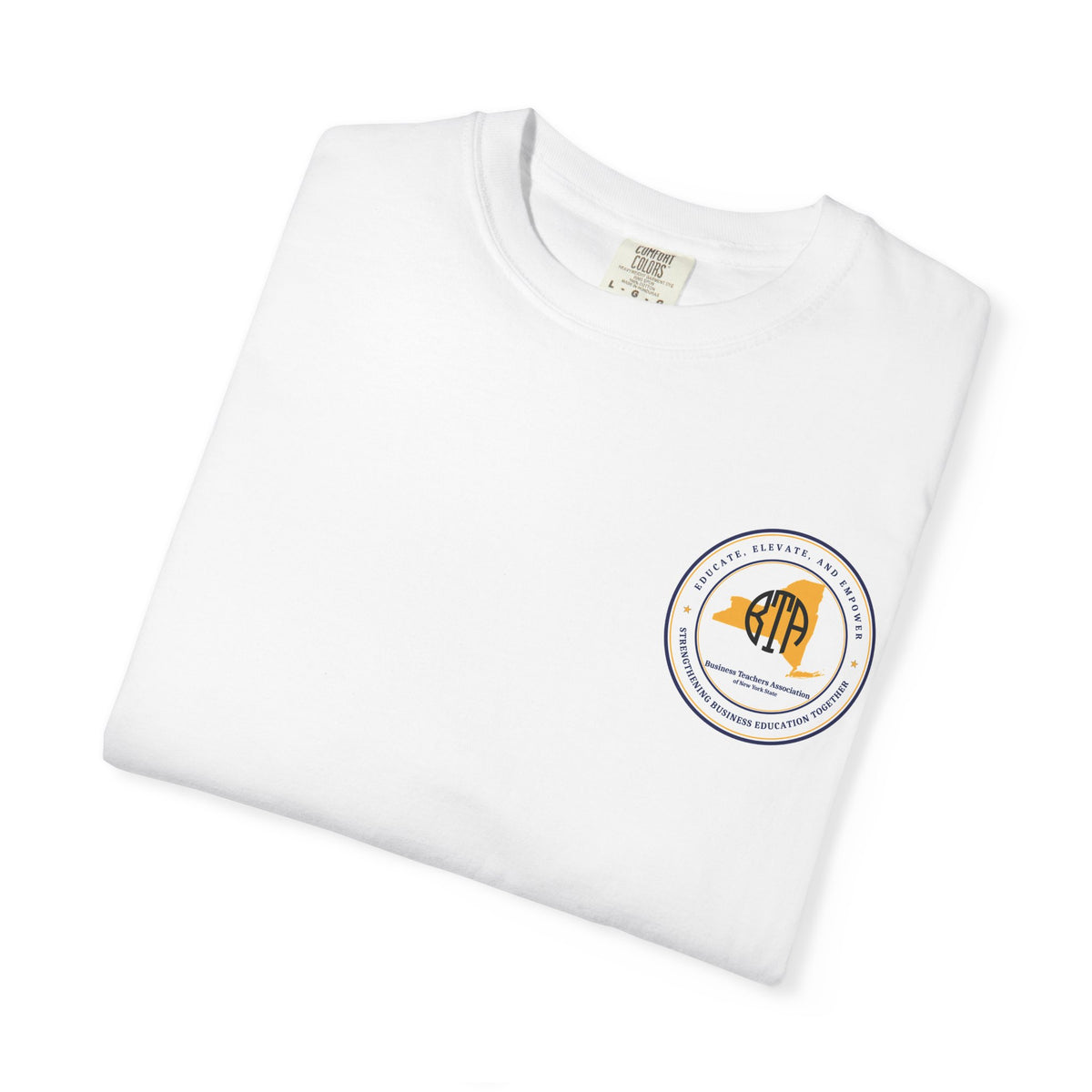 BTANYS  T Shirt Educate, Elevate and Empower front and Back